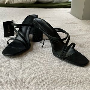 Black Forever 21 Chunky Heels